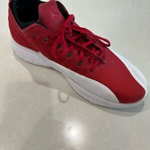 Nike Red and White Athletic Shoes